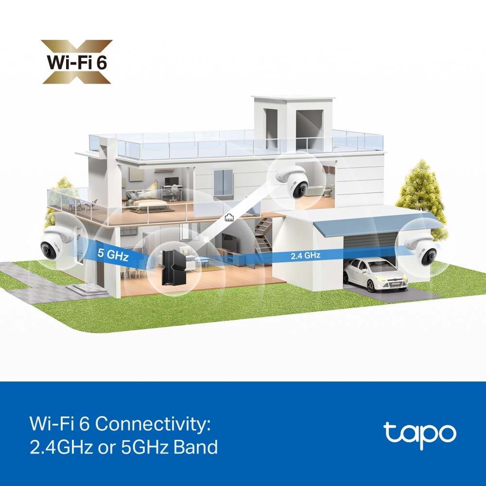 กล้องวงจรปิด TP-Link Tapo C560WS 4K 8MP Outdoor Pan/Tilt Security Wi-Fi Camera