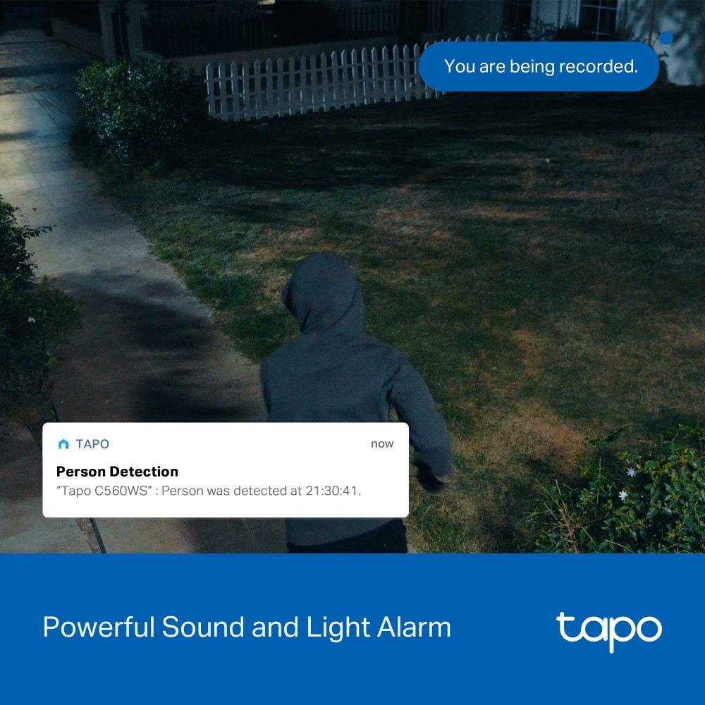 กล้องวงจรปิด TP-Link Tapo C560WS 4K 8MP Outdoor Pan/Tilt Security Wi-Fi Camera