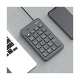 คีย์บอร์ดตัวเลข QPLUS Wired Numeric Keypad 1810 Black