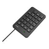 คีย์บอร์ดตัวเลข QPLUS Wired Numeric Keypad 1810 Black
