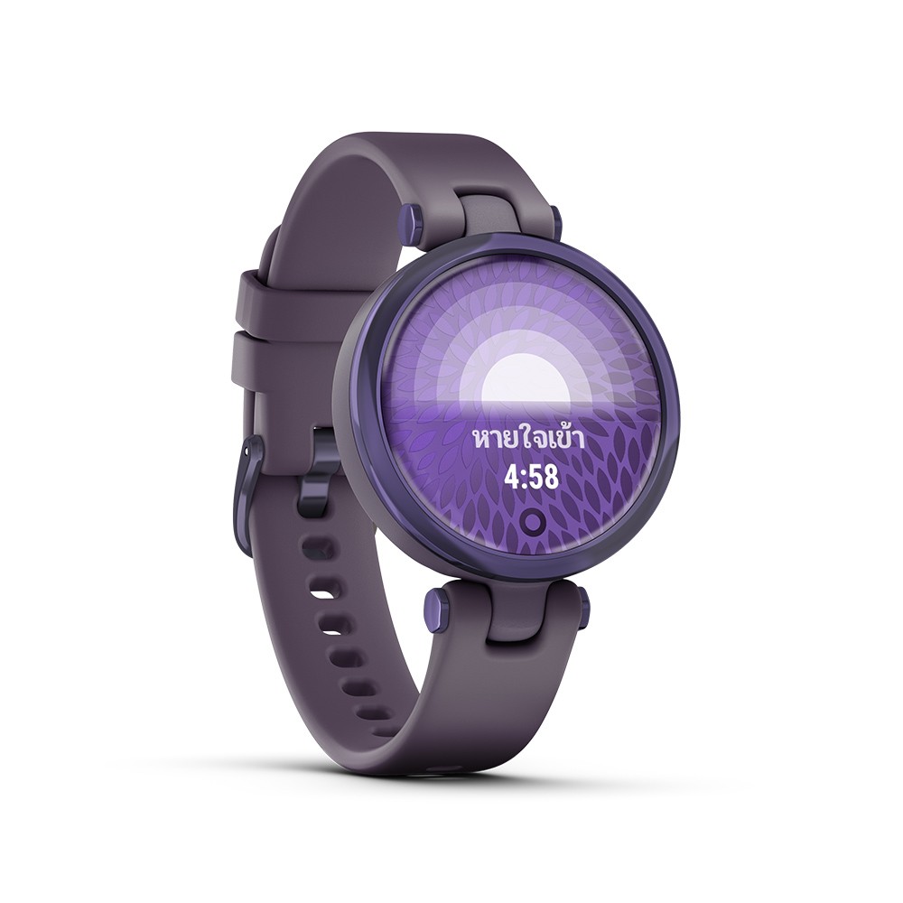 สมาร์ทวอทช์ Garmin Lily Midnight Orchid Deep Orchid Silicone