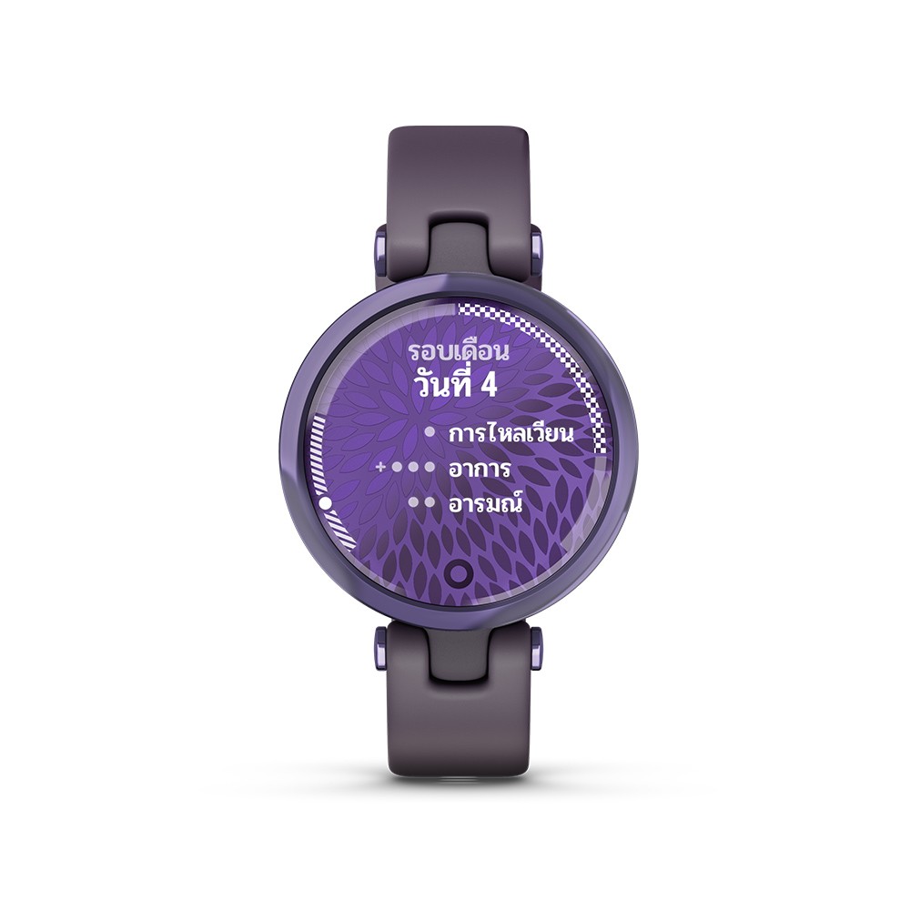 สมาร์ทวอทช์ Garmin Lily Midnight Orchid Deep Orchid Silicone