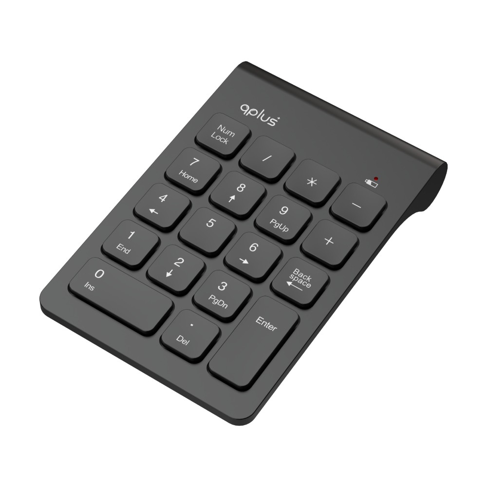 คีย์บอร์ดตัวเลข QPLUS Wireless Numeric Keypad 1818 Black