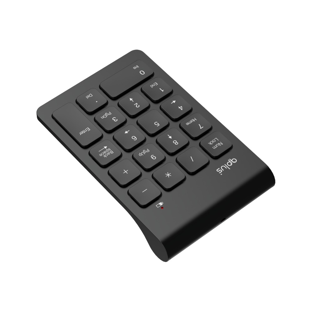 คีย์บอร์ดตัวเลข QPLUS Wireless Numeric Keypad 1818 Black