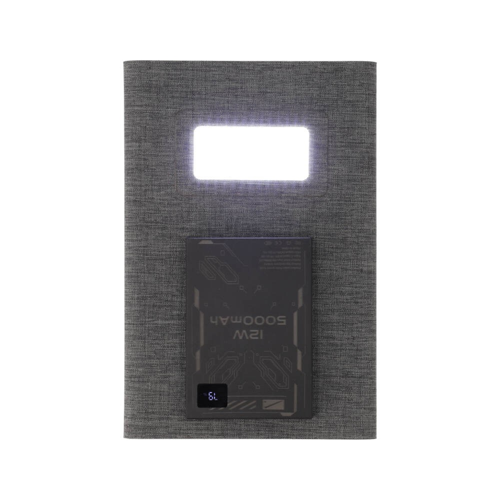 แผงโซล่าเซลล์พกพา Portable Solar Charger 3 in 1 พร้อมไฟ LED รุ่น RS-12W