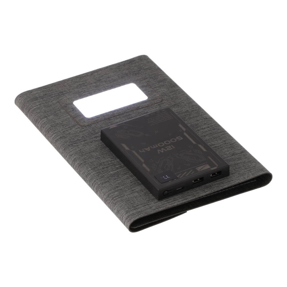 แผงโซล่าเซลล์พกพา Portable Solar Charger 3 in 1 พร้อมไฟ LED รุ่น RS-12W