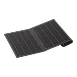 แผงโซล่าเซลล์พกพา Portable Solar Charger 3 in 1 พร้อมไฟ LED รุ่น RS-12W