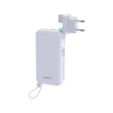 พาวเวอร์แบงค์ QPLUS 10000 mAh 3in1 Built-In W1021 (CCC) Purple