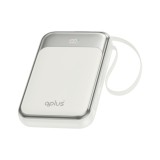 พาวเวอร์แบงค์ QPLUS 10000 mAh 15W Built-in Type-C LED Display W1026 White (CCC)
