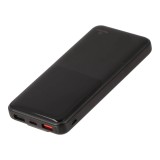 พาวเวอร์แบงค์ TECHPRO 10000 mAh PD with Built-in USB-C/Lighting W1081C Black (CCC)