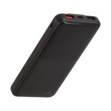 พาวเวอร์แบงค์ TECHPRO 10000 mAh PD with Built-in USB-C/Lighting W1081C Black (CCC)