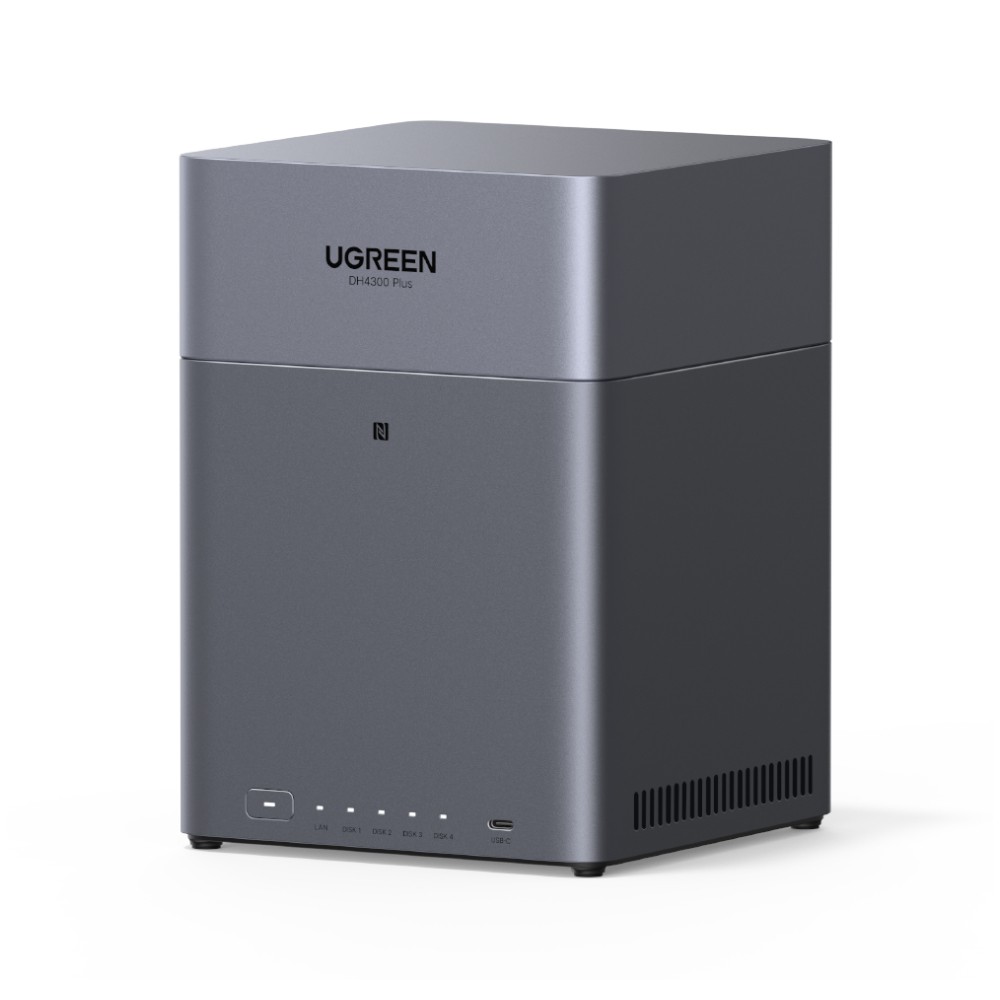 อุปกรณ์จัดเก็บข้อมูลบนเครือข่าย UGREEN NAS DH4300 Plus Bundle Network Attached Storage Diskless