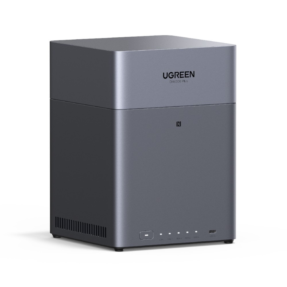 อุปกรณ์จัดเก็บข้อมูลบนเครือข่าย UGREEN NAS DH4300 Plus Bundle Network Attached Storage Diskless