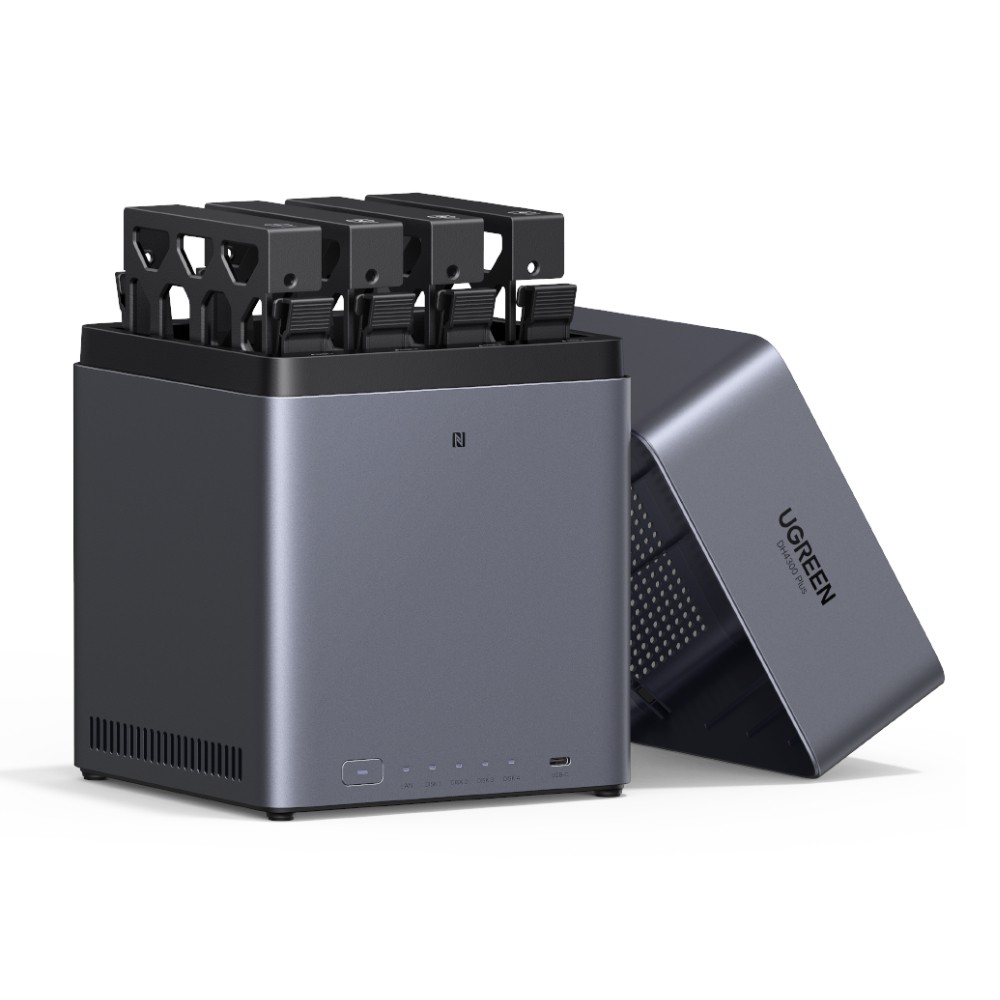 อุปกรณ์จัดเก็บข้อมูลบนเครือข่าย UGREEN NAS DH4300 Plus Bundle Network Attached Storage Diskless