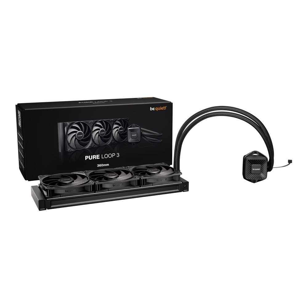ชุดระบายความร้อนซีพียู Be Quiet PURE LOOP 3 360mm Black