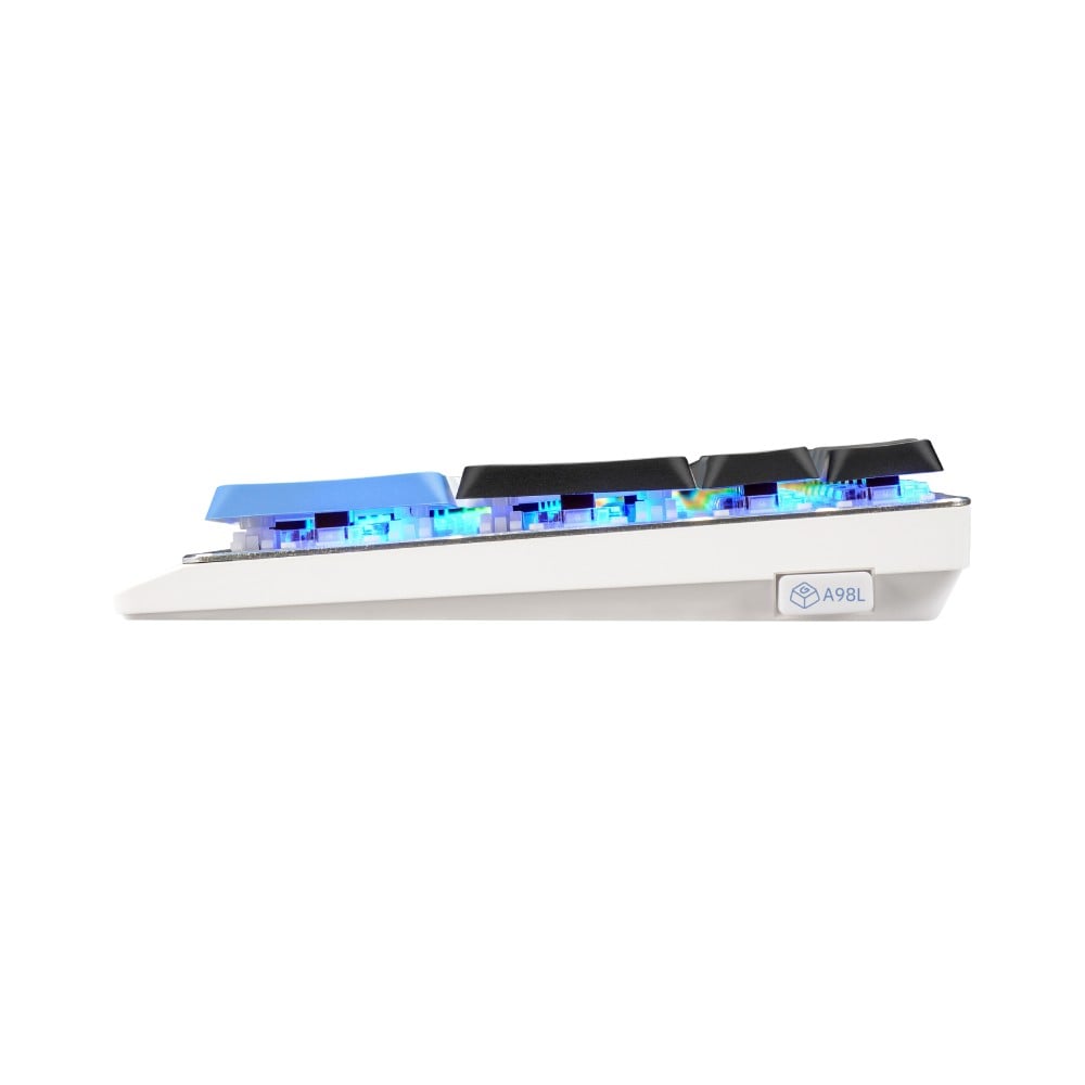 คีย์บอร์ดเกมมิ่ง Gconic A98 Lite Ultra Slim Mechanical (Pink Switch)