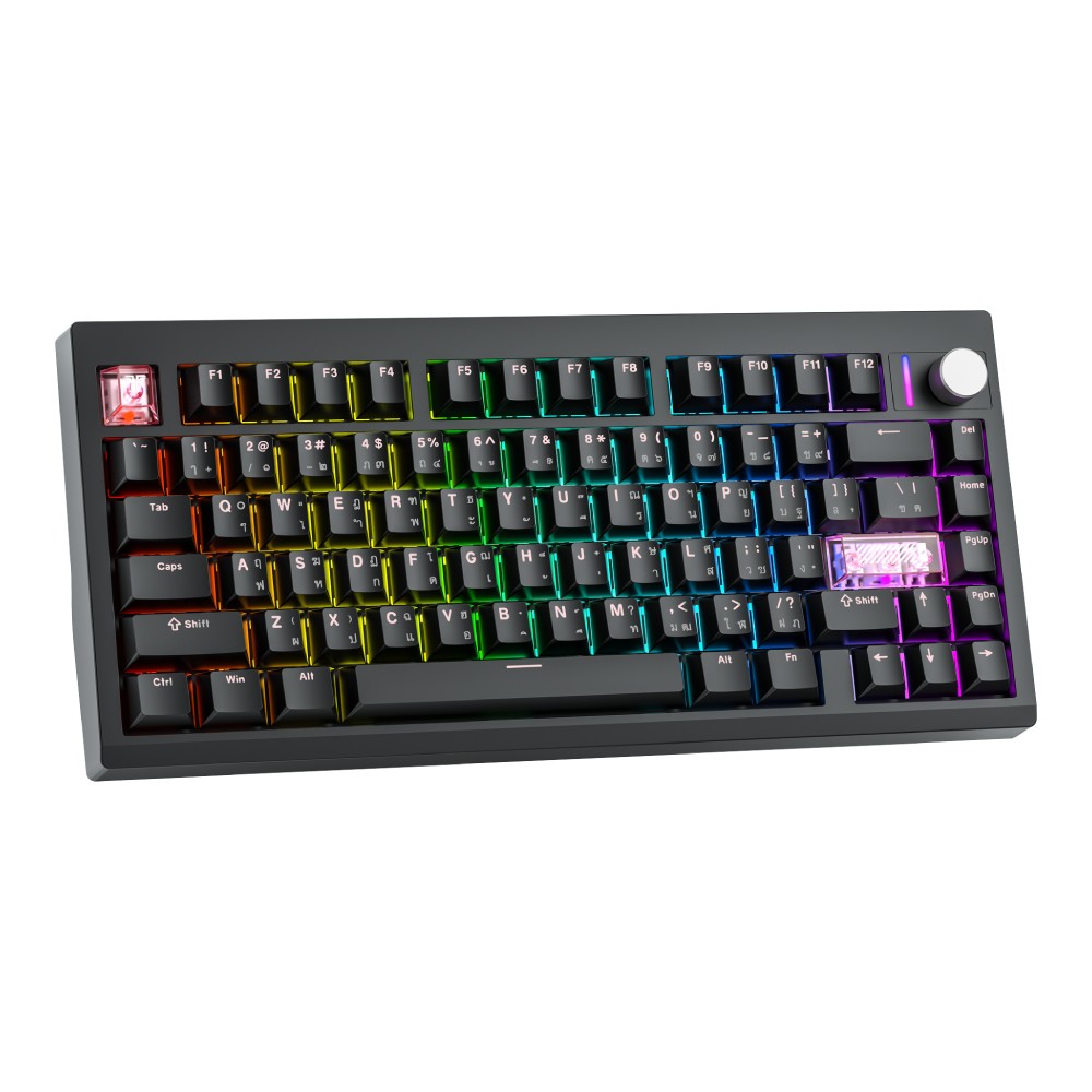 คีย์บอร์ดเกมมิ่ง Fantech Wireless MK921 Black (Brown Switch)