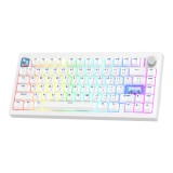 คีย์บอร์ดเกมมิ่ง Fantech Wireless MK921 White (Brown Switch)