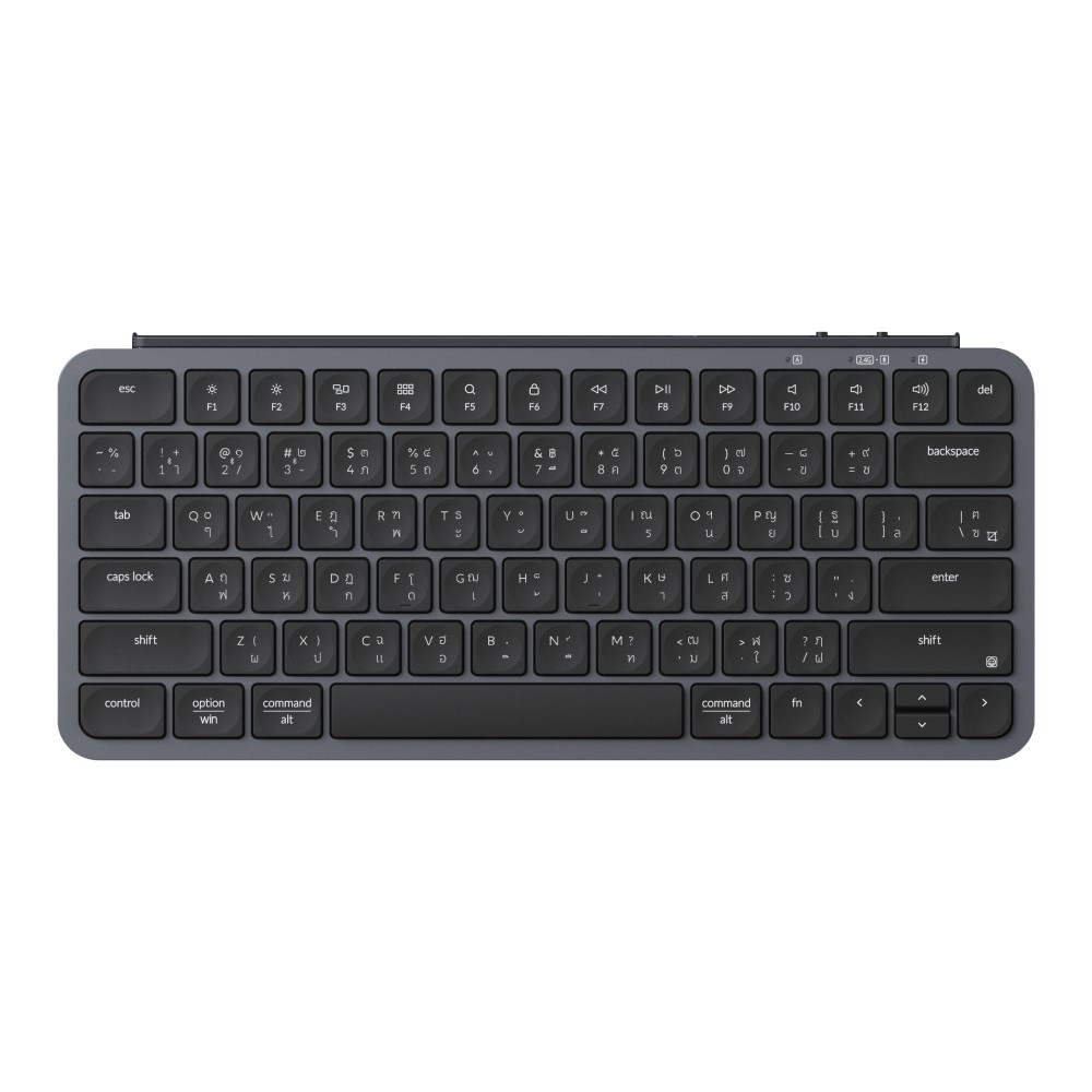คีย์บอร์ดเกมมิ่ง Keychron B1 PRO Slim Scissor Keyboard Space Gray