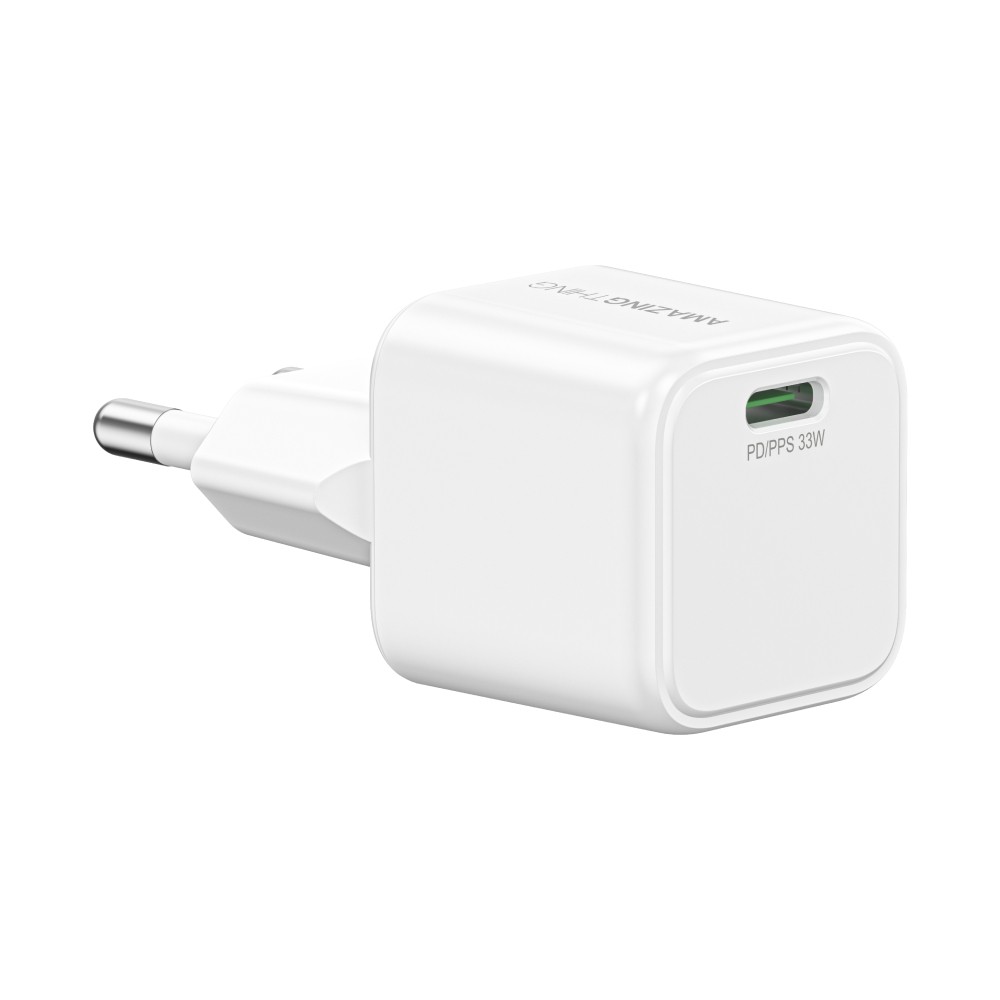 อะแดปเตอร์ AMAZINGthing Wall Charger 1 USB-C Explorer Pro GaN 33W White