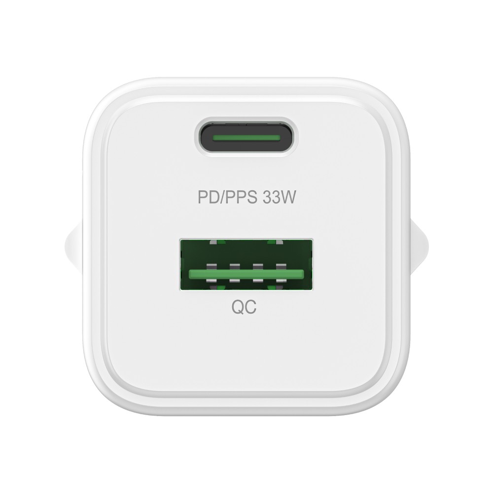 อะแดปเตอร์ AMAZINGthing Wall Charger 1 USB-A / 1 USB-C Explorer Pro GaN 33W White