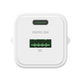 อะแดปเตอร์ AMAZINGthing Wall Charger 1 USB-A / 1 USB-C Explorer Pro GaN 33W White