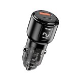 ที่ชาร์จแบตในรถ QPLUS Car Charger 1 USB-A / 1 USB-C (PD45W) Black