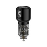 ที่ชาร์จแบตในรถ QPLUS Car Charger 1 USB-A / 1 USB-C (PD45W) Black
