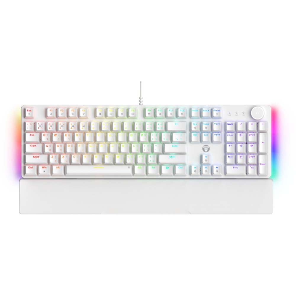คีย์บอร์ดเกมมิ่ง Fantech Mechanical MK894 White (Blue Switch)