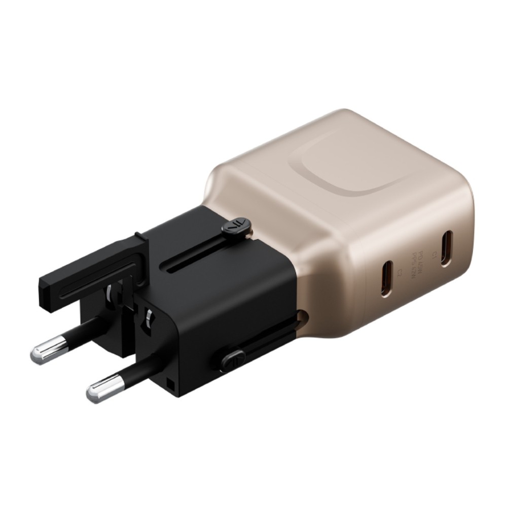 อะแดปเตอร์ Energea Travelgo Adapter 45 2C Ultra Portable PD45W Gold