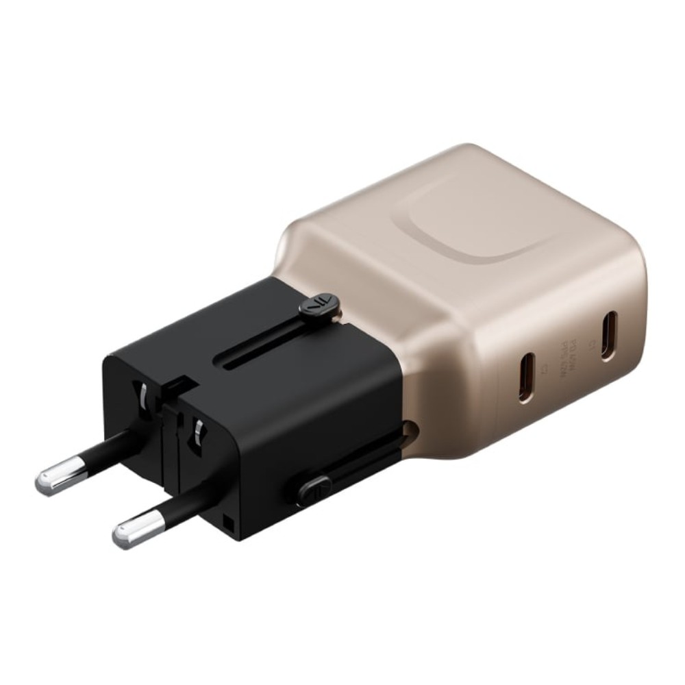 อะแดปเตอร์ Energea Travelgo Adapter 45 2C Ultra Portable PD45W Gold