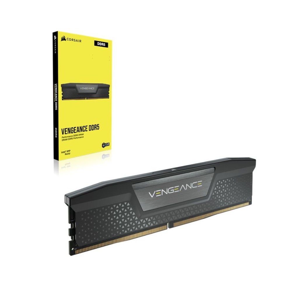 แรมพีซี CORSAIR DDR5 16GB/5200MHz CL40 (2x8GB) VENGEANCE AMD EXPO INTEL XMP - Black (CMK16GX5M2B5200Z40)