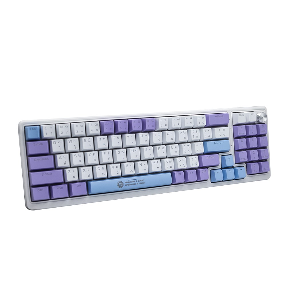 คีย์บอร์ดเกมมิ่ง Neolution E-Sport NEXUS Blue color (Red Switch)