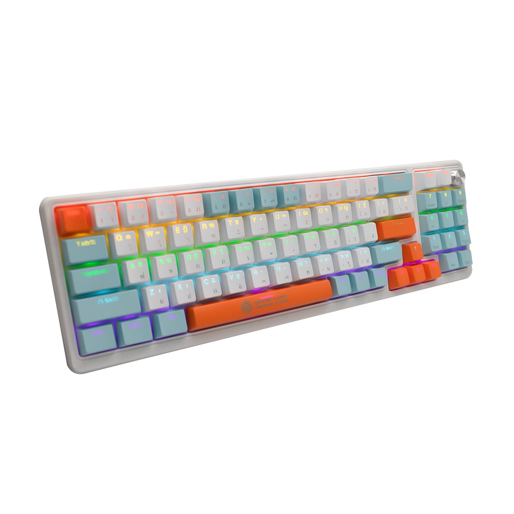 คีย์บอร์ดเกมมิ่ง Neolution E-Sport NEXUS White color (Red Switch)