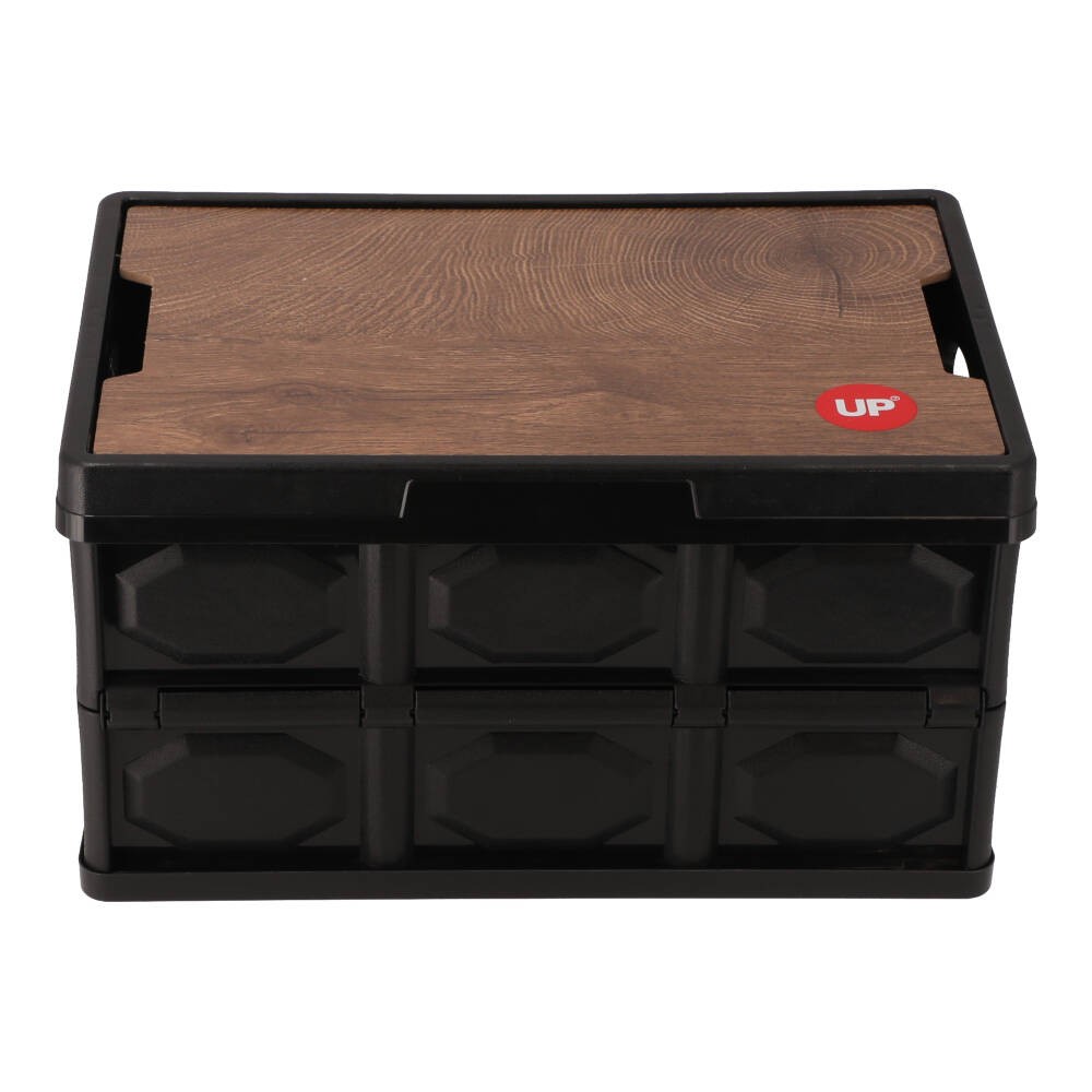 กล่องพับได้ UP7 Foldable Box Black S