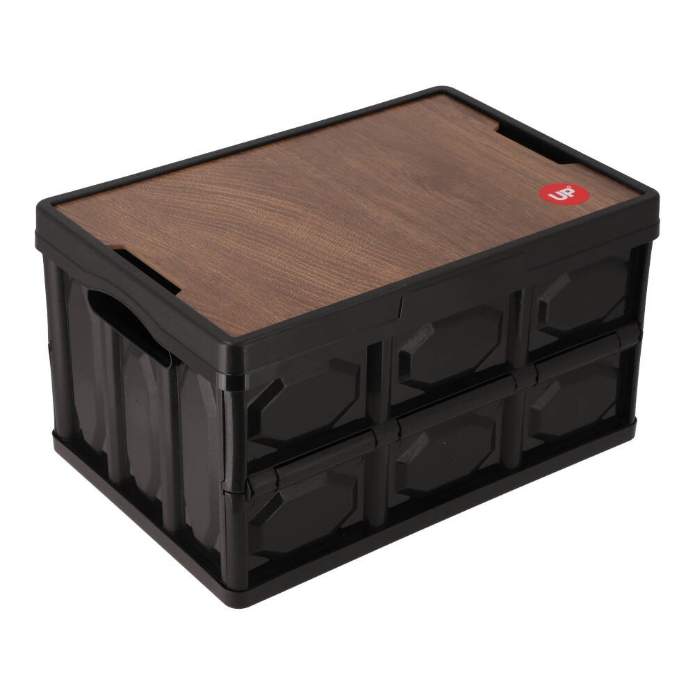 กล่องพับได้ UP7 Foldable Box Black M