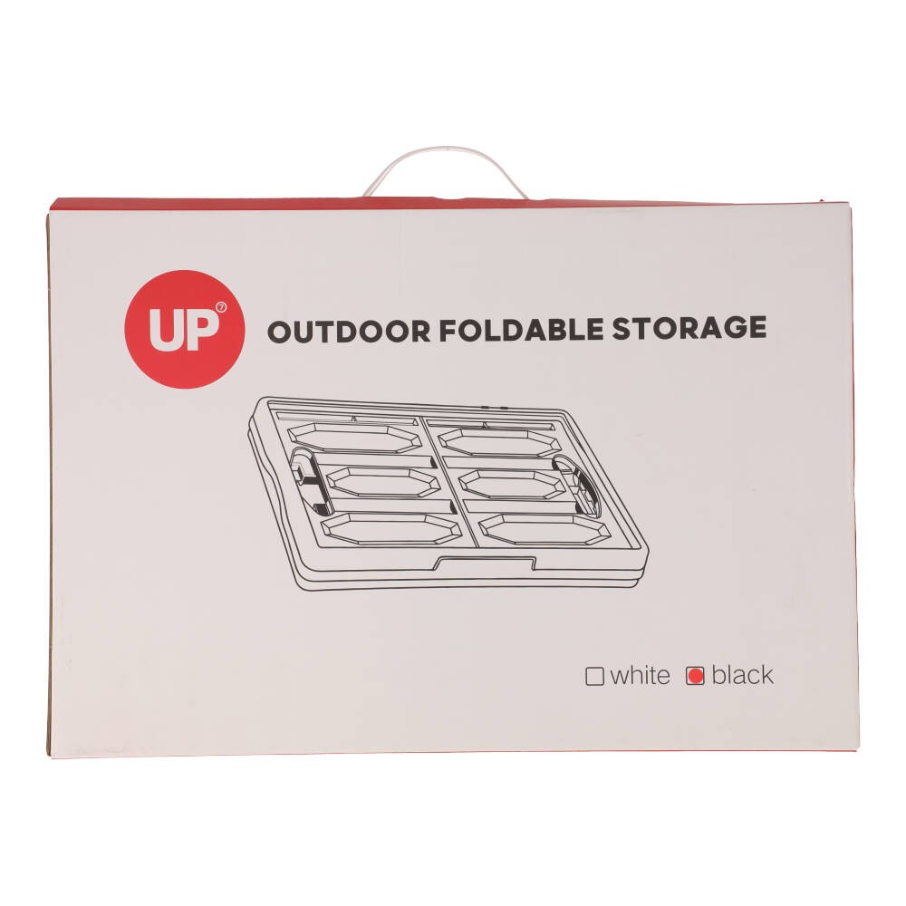 กล่องพับได้ UP7 Foldable Box Black M