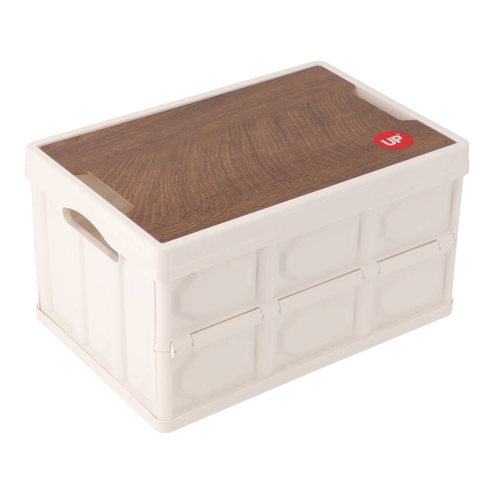 กล่องพับได้ UP7 Foldable Box White S