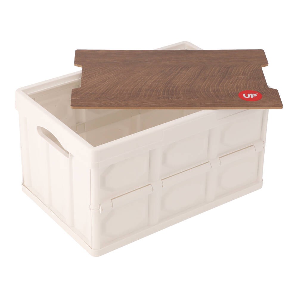 กล่องพับได้ UP7 Foldable Box White S