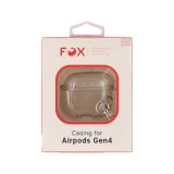 เคส FOX AirPods Gen 4 Air-Cushion Anti Yellow Bayer TPU Gray