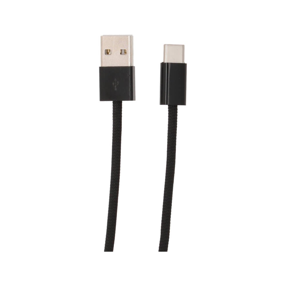 สายชาร์จ TITANV USB-A to USB-C 3A 1.5M. Knitting Black (TI-C09)