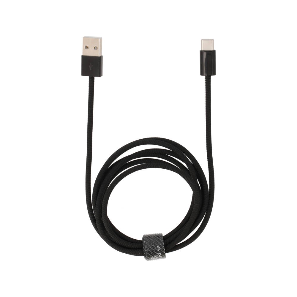 สายชาร์จ TITANV USB-A to USB-C 3A 1.5M. Knitting Black (TI-C09)