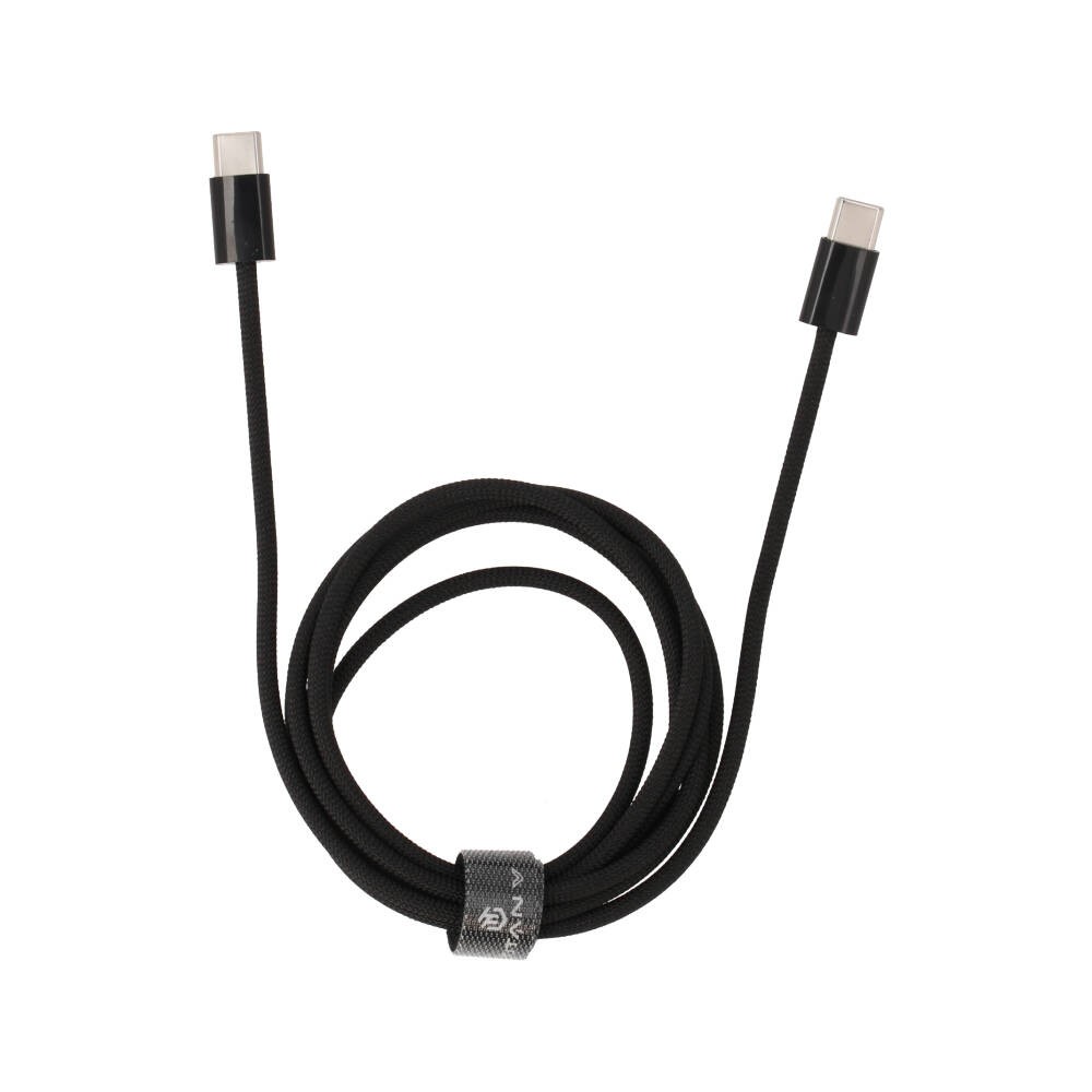 สายชาร์จ TITANV USB-C to USB-C 60W Super Fast Charge & Data Sync 1.5M. Knitting Black (TI-C09)