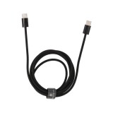 สายชาร์จ TITANV USB-C to USB-C 60W Super Fast Charge & Data Sync 1.5M. Knitting Black (TI-C09)