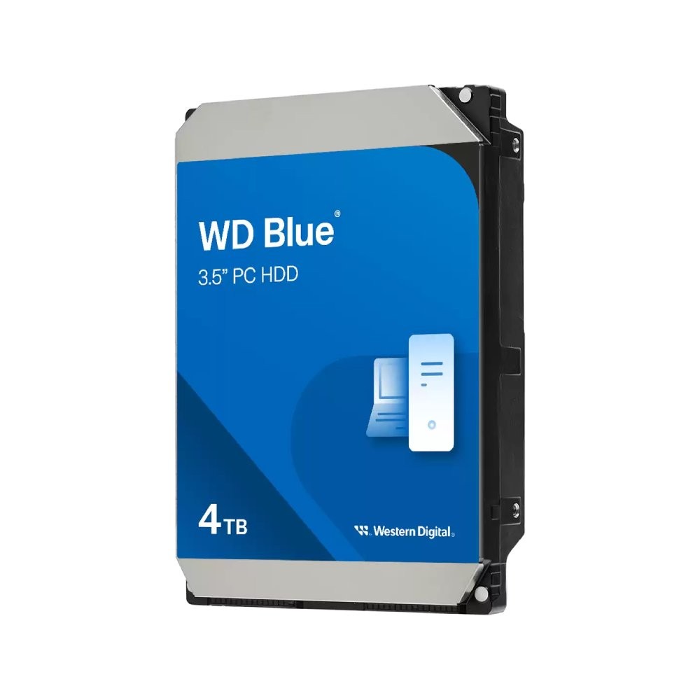 ฮาร์ดดิสก์ WD Blue 4TB 5400rpm 128MB HDD SATA III (WD40EZZX) - 3Year