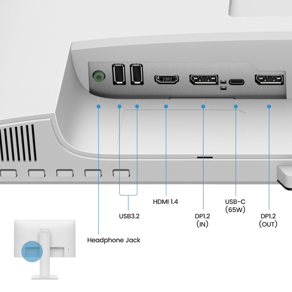 จอมอนิเตอร์ BENQ GW2486TC (IPS 100Hz USB-C 65W Eye Care)
