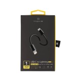 สายชาร์จ TITANV USB-C to Lightning Cable 27W 1.5M. Knitting Black (TI-C09)