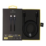 สายชาร์จ TITANV THUNDERBOLT 4 USB-C to USB-C 240W 1.5M. Knitting Black (TI-C10)