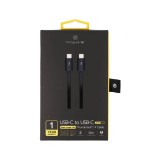 สายชาร์จ TITANV THUNDERBOLT 4 USB-C to USB-C 240W 1.5M. Knitting Black (TI-C10)