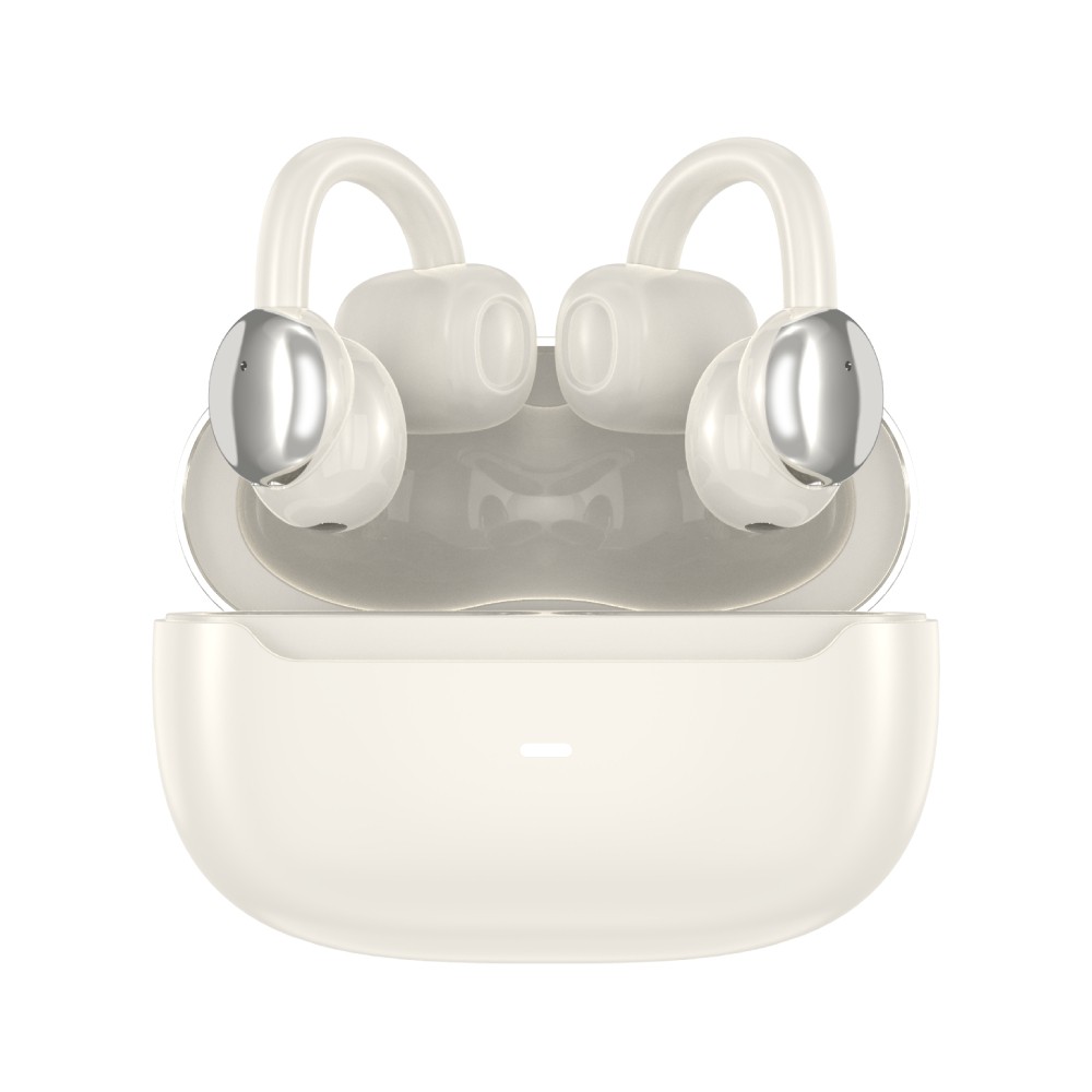 หูฟังไร้สาย QPLUS Open Earbuds TWS Ultra-Light YKS96 White